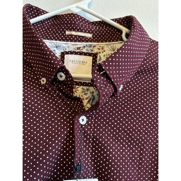 Cactus Man 3XL Shirt Mens Medium Long Sleeve Ricky Singh Geometric Dots Western - Picture 6 of 13